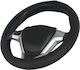 Otom Κάλυμμα Τιμονιού Αυτοκινήτου Otom Easy Fit Μαύρο Medium 37 39cm με Διάμετρο 37-39εκ. από Δερματίνη Μαύρο