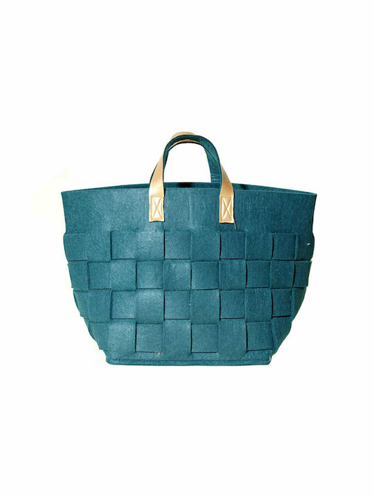 Suport Reviste cu mâner material textil Verde 43x39buc 1buc