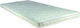 Achaia Strom Ανώστρωμα Top Silver Aloe Vera Μονό Foam Eμποτισμένο με Αλόη 90x200x6εκ.