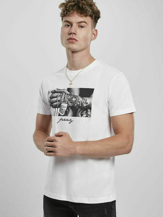 Mister Tee Pray 2.0 T-shirt Λευκό