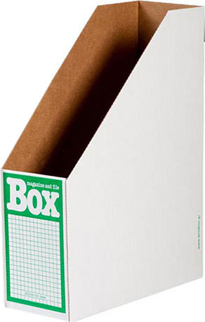 IONIA Box Paper Magazine File Green 26x9x32cm