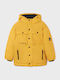 Kids' Casual Jacket Long with Hood Yellow