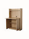 Desk with Bookshelf Avesta Beige 80x30x131.5cm