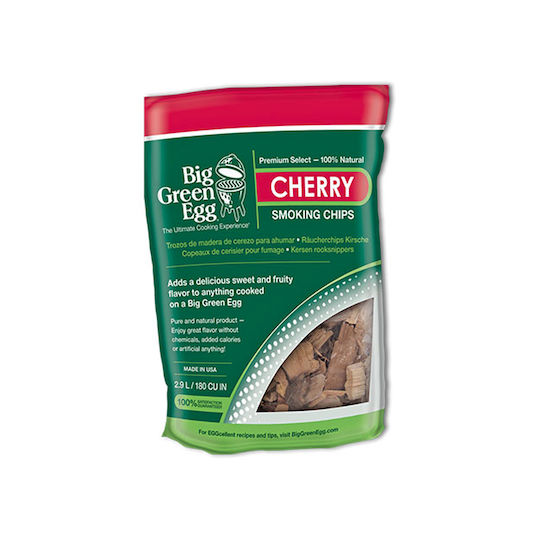 Big Green Egg Chips Ξύλου Καπνίσματος για Ψησταριά με Άρωμα Κερασιού 2.9lt