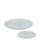 Cryspo Trio Kanvas Clear Transparent Glass Dinnerware Set 7pcs