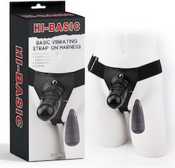 Chisa Novelties Harness με Dildo 19cm και Δόνηση σε Μαύρο Χρώμα Chisa Novelties Harness με Dildo 19cm και Δόνηση σε Μαύρο Χρώμα