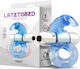 LateToBed Firey Δονούμενο Δαχτυλίδι Πέους Blue LT-698