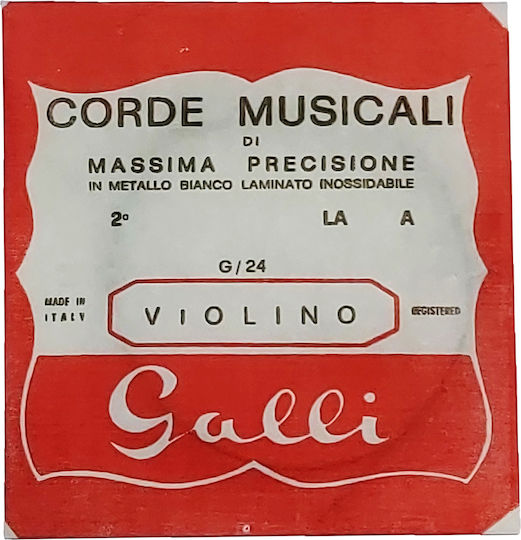 Galli Coardă Chrome Individuală pentru Vioară G-024