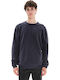 Langarm-Pullover Marineblau
