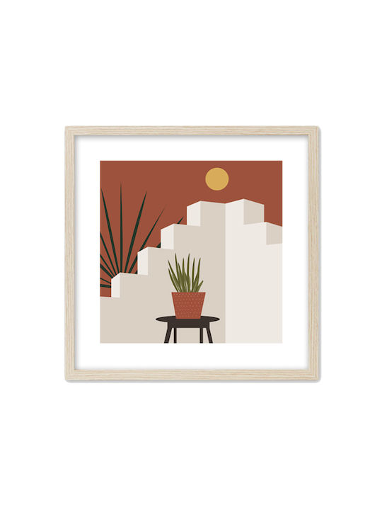 InTheBox Divino Δίπτυχος Πίνακας Ξύλινος 50x50cm
