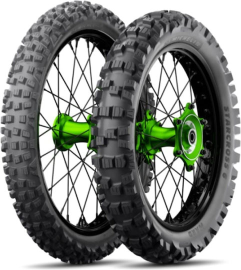 Michelin StarCross 6 Med-Hard 110/100-18 64M TT Λάστιχο Μοτοσυκλέτας Πίσω Soft