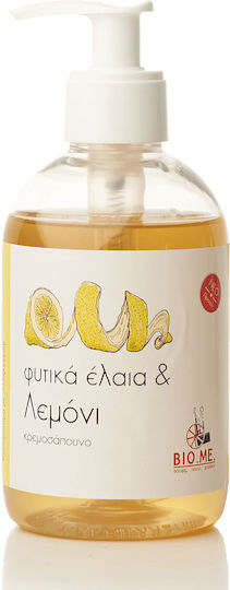 BIO.ME. Flüssige Seife mit Zitronenöl mit Pumpe 300ml