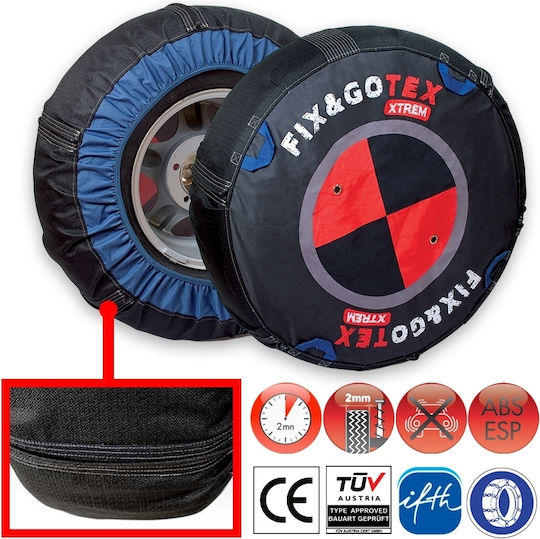 Fix&Go Tex Xtrem F-V Anti-slip Snow Socks Truck 2pcs