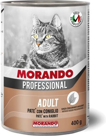 Morando Professional Υγρή Τροφή για Γάτες σε Κονσέρβα με Κουνέλι 400gr