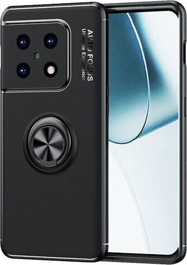 Ancus Autofocus Shockproof Ring Back Cover Σιλικόνης Μαύρο (OnePlus 10 Pro)