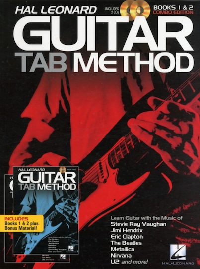 Hal Leonard Guitar Tab Method Books 1 & 2 Learning Method for Guitar