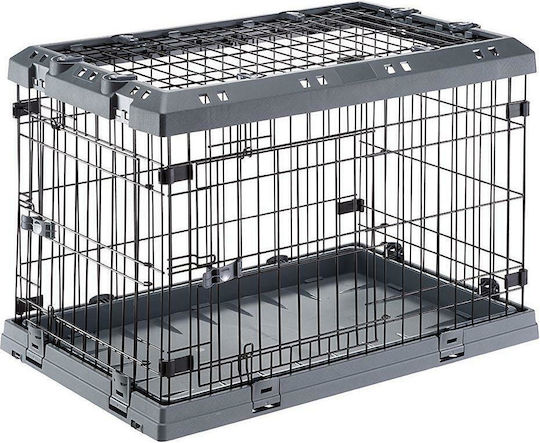 Ferplast Superior 75 Hund-Drahtkäfige Hund Small Schwarze 77x51x55cm