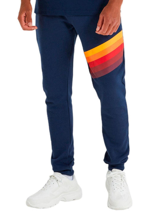 Mahmo Jogginghose mit Gummizug Marineblau