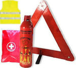 5865 Emergency Kit for Car Τρίγωνο Πυροσβεστήρας Φαρμακείο & Γιλέκο