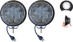 HAL148 Waterproof LED Headlights Universal 36W 14.5cm 2pcs