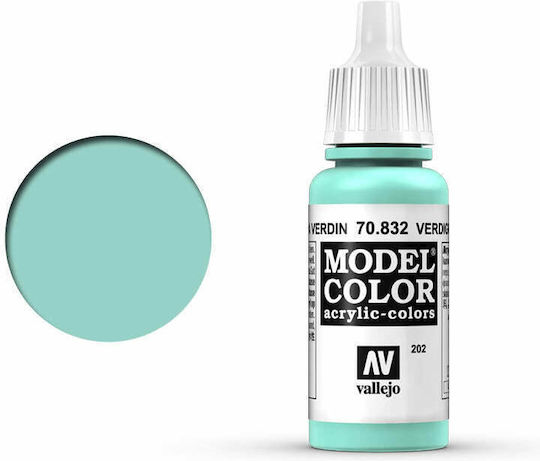 Acrylicos Vallejo Model Culoare Modelism Verdigris Glaze 17ml