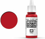 Acrylicos Vallejo Model Model Making Paint Carmine Red 17ml 70.908