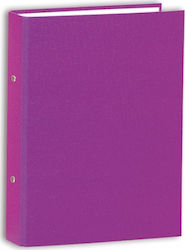 Skag Clipboard with 4 Rings 4/25 for Paper A4 Purple Fancy P.P 290-4-25 1pcs