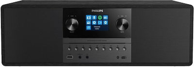 Philips Micro Music System Tabletop Radio Electric DAB+ with Bluetooth and USB Black