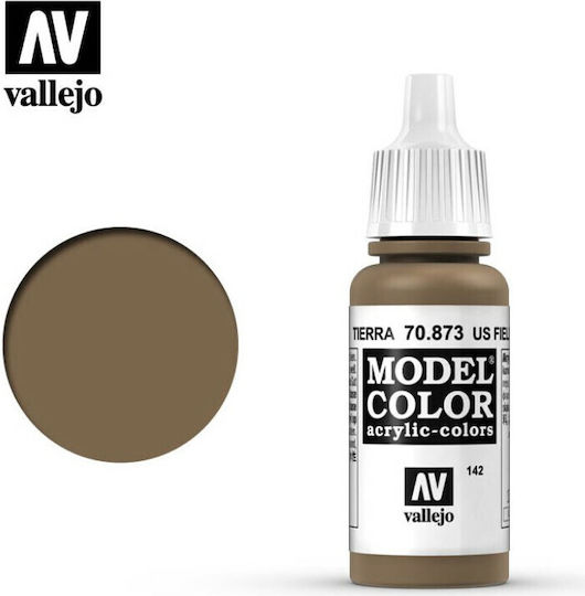 Acrylicos Vallejo Model Modellbau Farbe US Field Drab 17ml