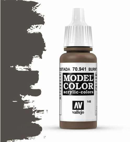 Acrylicos Vallejo Model Боя за Моделизъм Burnt Umber 17мл