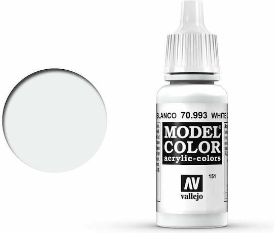 Acrylicos Vallejo Model Modellbau Farbe White Grey 17ml