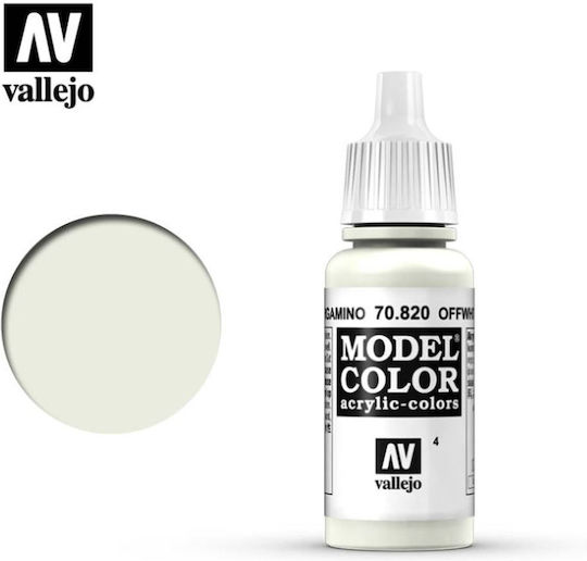 Acrylicos Vallejo Model Χρώμα Μοντελισμού Off-White 17ml