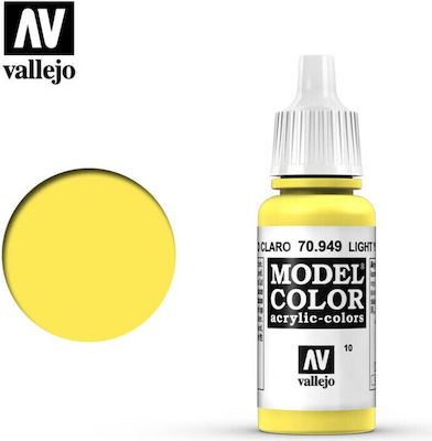 Acrylicos Vallejo Model Model Making Paint Light Yellow 17ml VAL70949 70949