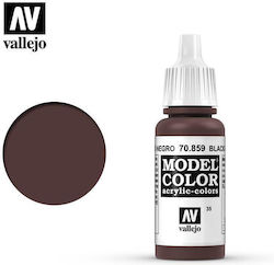Acrylicos Vallejo Модел Черно Червено 17мл