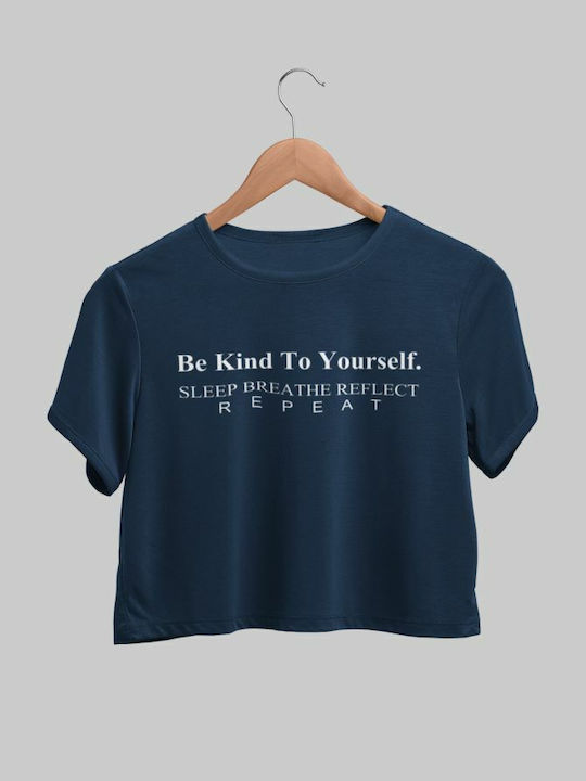 Topul Be Kind To Yourself - NAVY