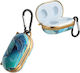KWmobile Electroplated Калъф с кука Marble / Gold за Samsung Galaxy Buds / Buds+