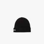 Lacoste Beanie Unisex Σκούφος με Rib Πλέξη σε Μ...