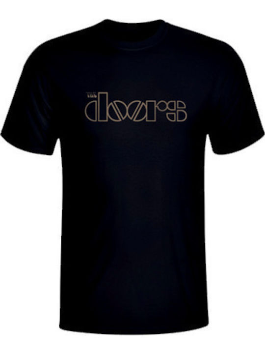 Sol's The Doors Tshirt Tricou Negru Bumbac