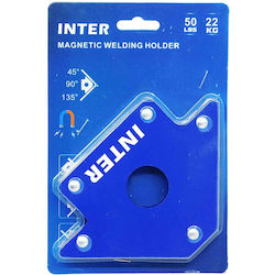 Inter 757131 Unghiul de sudare cu capacitate magnetică 22kg & unghiuri 135° / 45° / 90°