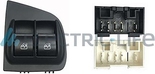 Electric Life Car Window Switch for Fiat Doblo 10pin Black