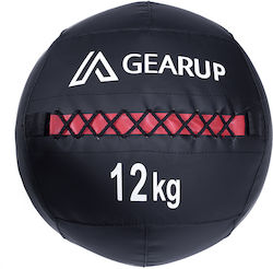 Gearup Μπάλα Wall 12kg σε Μαύρο Χρώμα