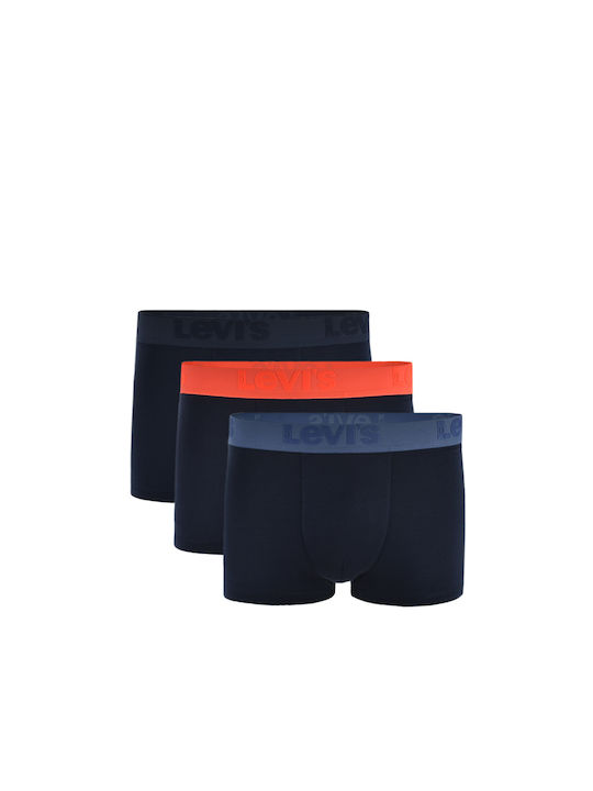 Levi's Ανδρικά Μποξεράκια Μπλε 3Pack