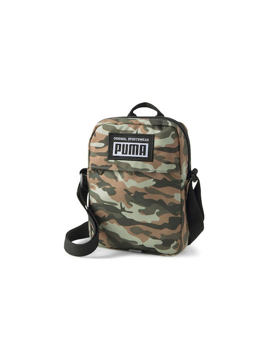 Puma Academy Portable Ανδρική Τσάντα Ώμου / Χιαστί σε Χακί χρώμα