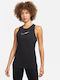 Nike One Femeie Sport Bluză Fără mâneci Neagră