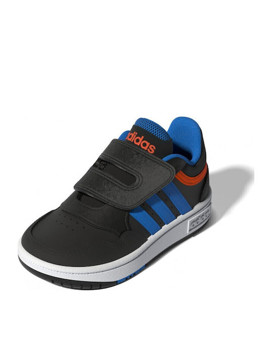 Hoops Hoops 3.0 CF Kids Sports Shoes Basketball with Hoop & Loop Closure Black