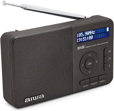 Aiwa RD-40DAB/BK Radio portabil Reîncărcabil DAB+ Negru