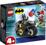 Lego Super Heroes Batman Vs Harley Quinn pentru 4+ ani