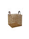 Atmosphera Dekorativer Korb Korbweide mit Griffen Braun 32x32x32cm