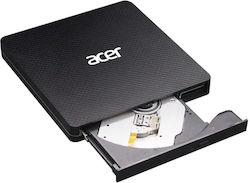 Acer Εξωτερικός Οδηγός Εγγραφής/Ανάγνωσης DVD/CD για Desktop / Laptop Μαύρο Acer Εξωτερικός Οδηγός Εγγραφής/Ανάγνωσης DVD/CD για Desktop / Laptop Μαύρο
