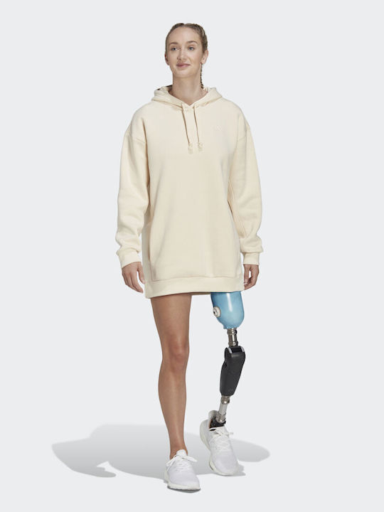 adidas originals Φούτερ Μπεζ με Κουκούλα